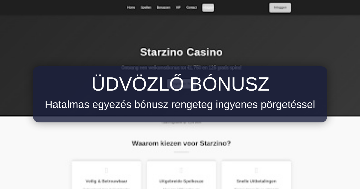 Starzino Casino Magyarország