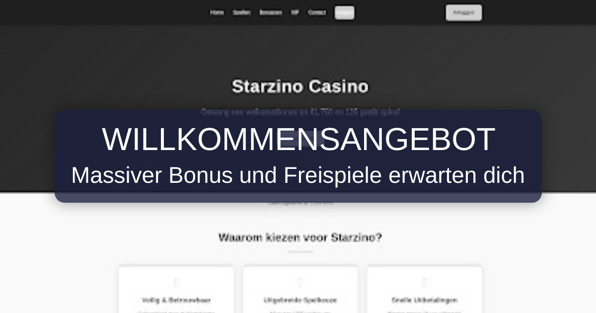Starzino Casino Deutschland
